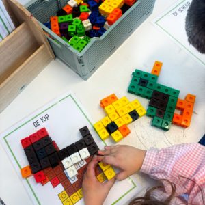 Freebie - Linking cubes: boerderij