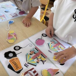 Freebie - Kermis schaduwkaarten